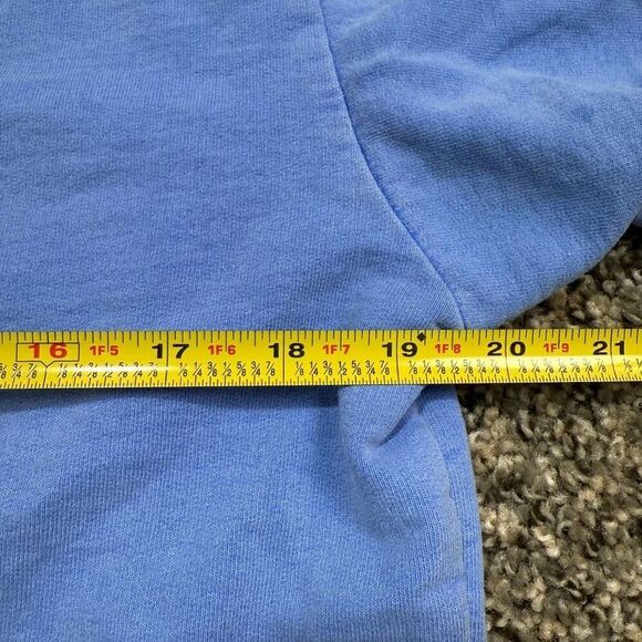 Vintage Paws Cropped 90s California Blue Pastel Sweatshirt Pullover S - Picture 6 of 7